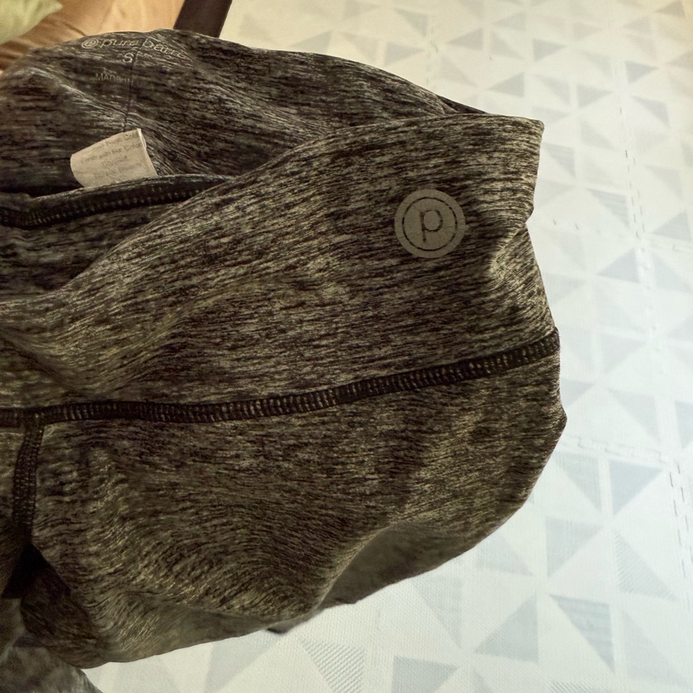 Pure Barre Leggings - Small - Heather Gray
